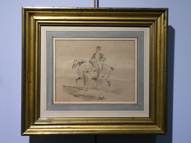 Titre : Charles Gleyre(1808-1874) cavalier D: 15*20 cm 